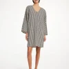 By Malene Birger Dresses^Ceila Organic Cotton Dress Black monogram