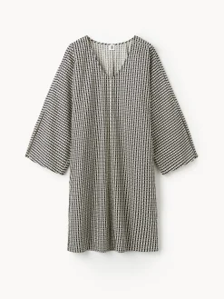 By Malene Birger Dresses^Ceila Organic Cotton Dress Black monogram