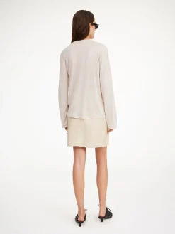 By Malene Birger Skirts^Chambray Mini Skirt Wood