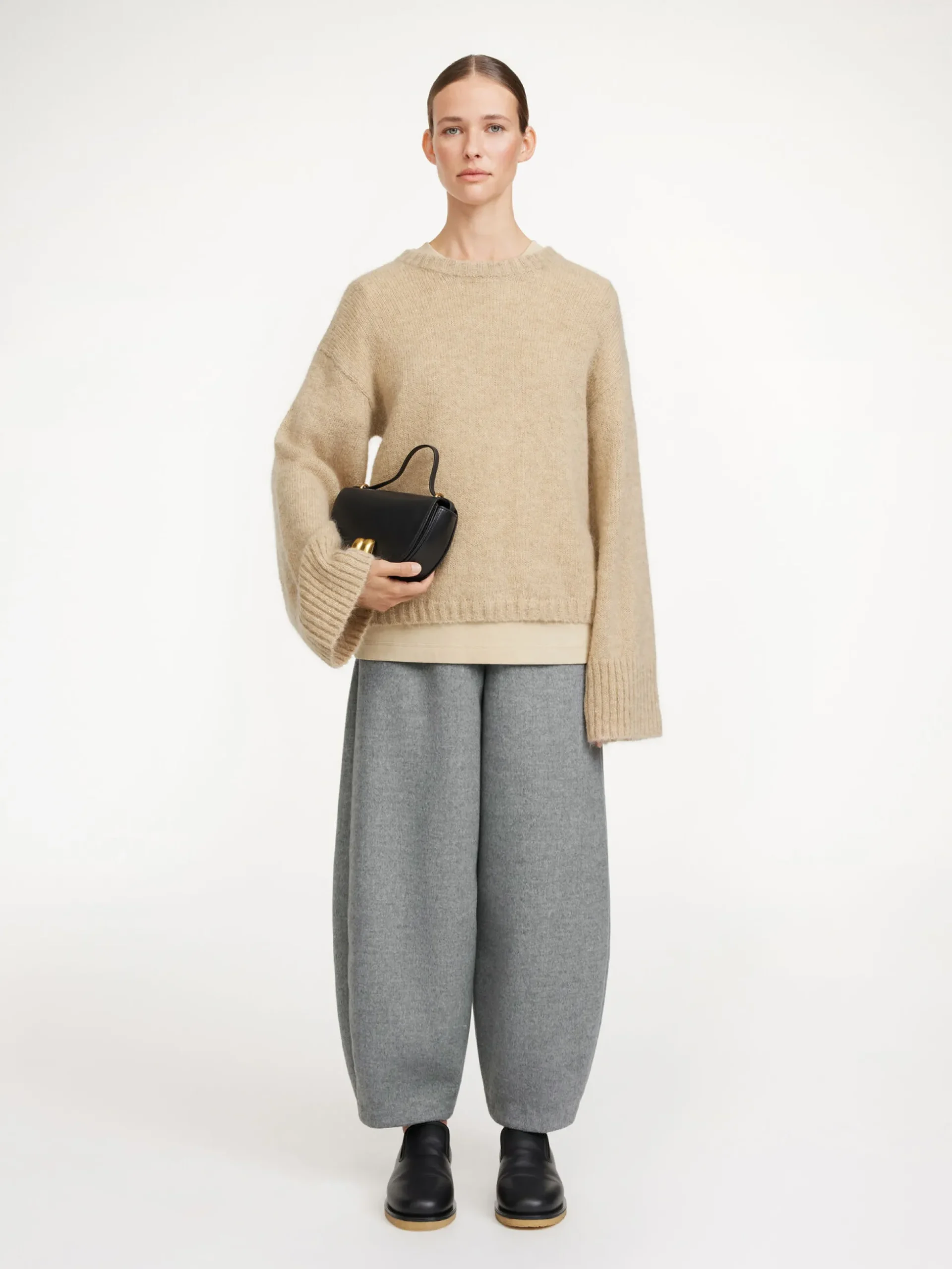 By Malene Birger Knitwear^Cierra Sweater Twill Beige