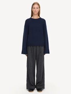 By Malene Birger Knitwear^Cierra Sweater Navy Blazer