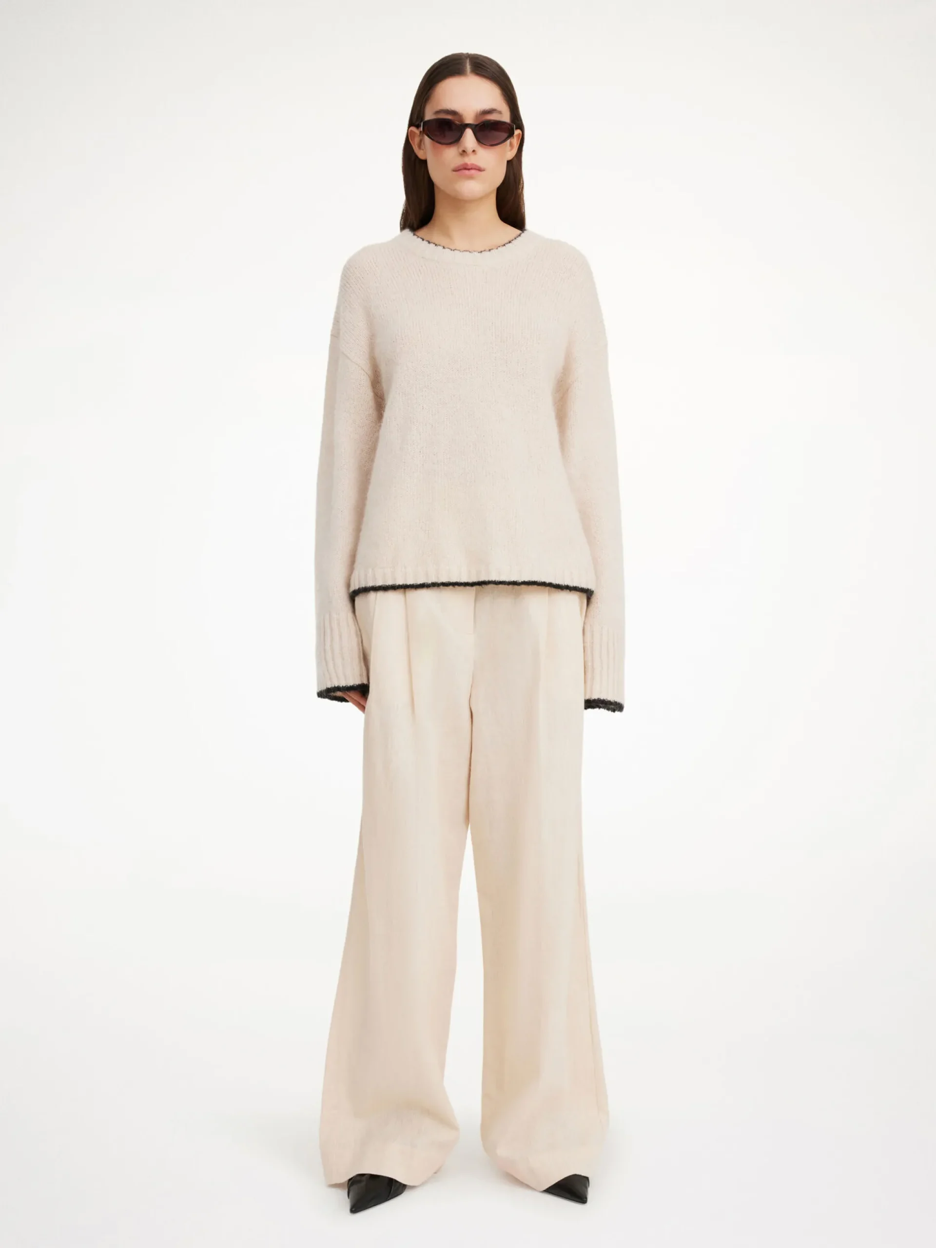 By Malene Birger Knitwear^Cierra Sweater Oyster Gray