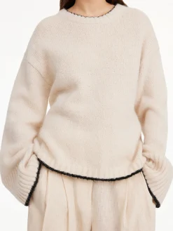 By Malene Birger Knitwear^Cierra Sweater Oyster Gray