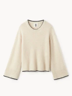 By Malene Birger Knitwear^Cierra Sweater Oyster Gray