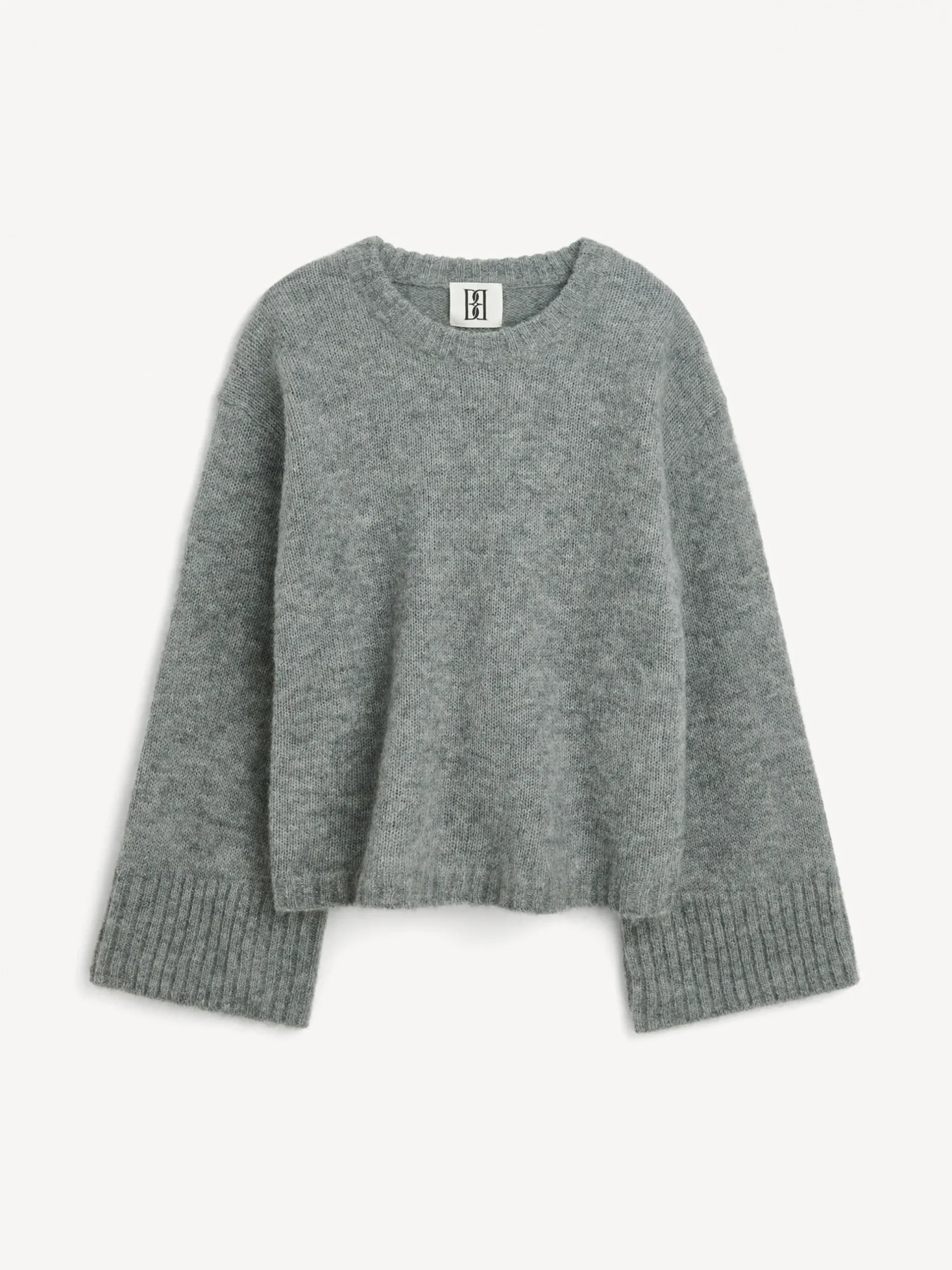 By Malene Birger Knitwear^Cierra Sweater Grey Melange