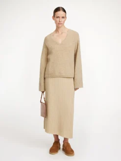 By Malene Birger Knitwear^Cimone Sweater Twill Beige