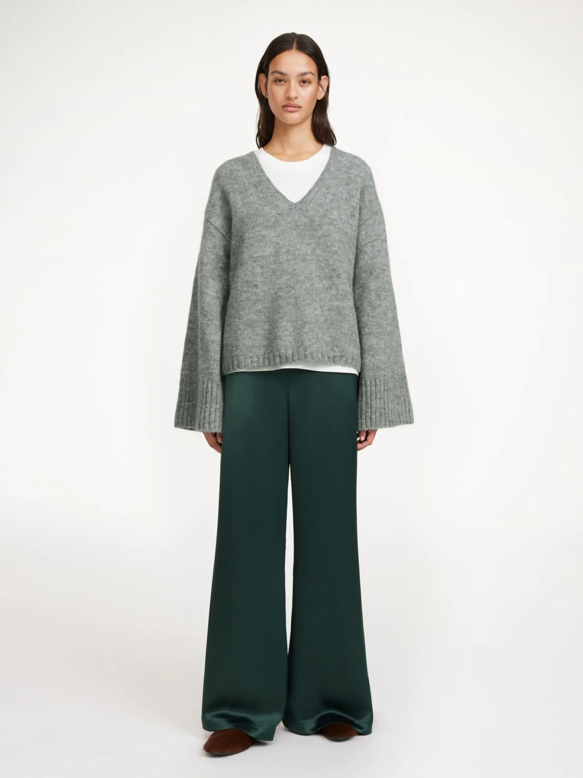 By Malene Birger Knitwear^Cimone Sweater Grey Melange
