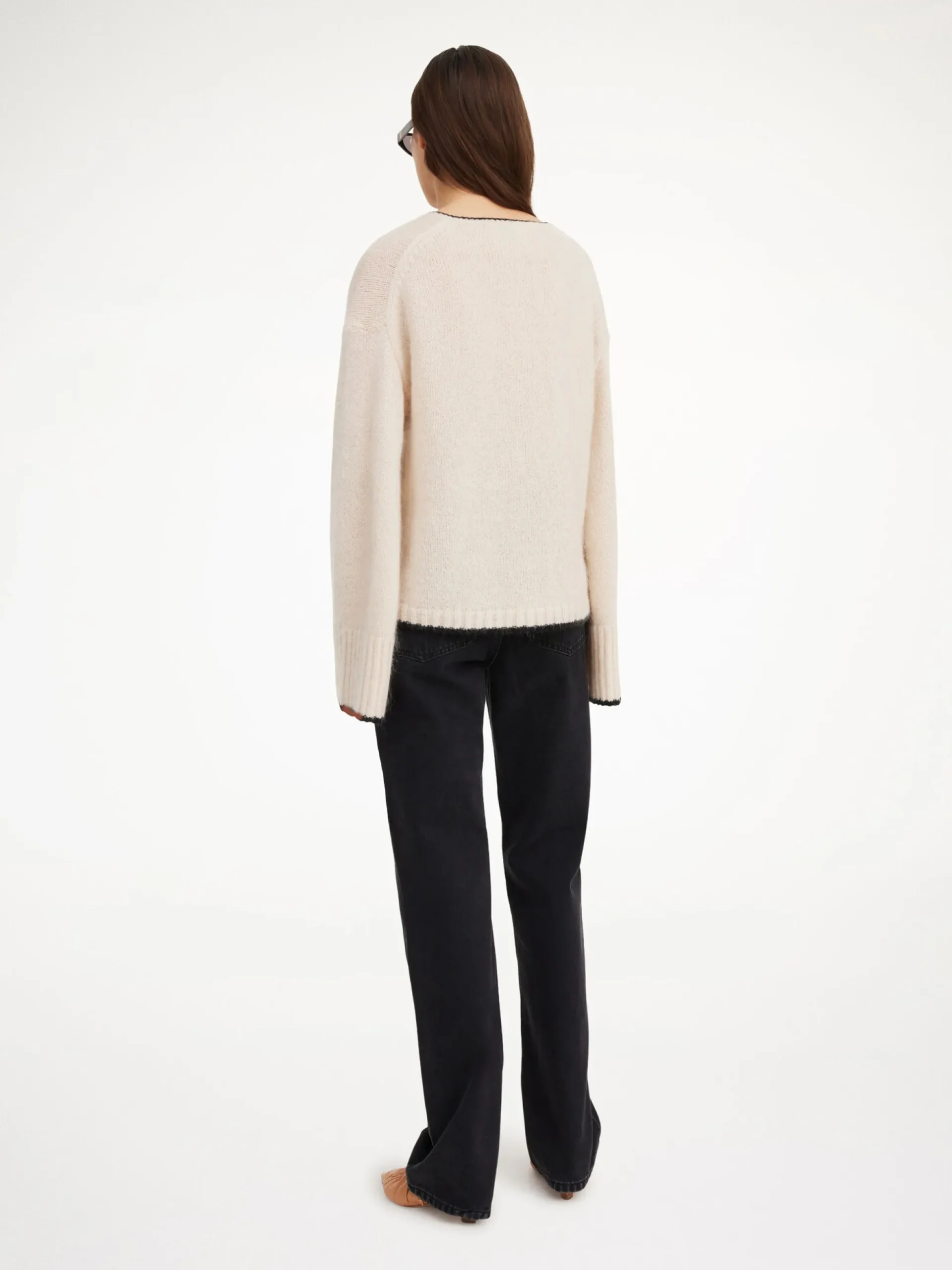 By Malene Birger Knitwear^Cimone Sweater Oyster Gray
