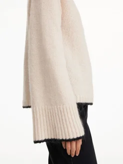By Malene Birger Knitwear^Cimone Sweater Oyster Gray