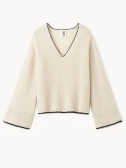 By Malene Birger Knitwear^Cimone Sweater Oyster Gray