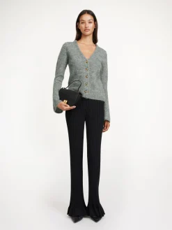 By Malene Birger Knitwear^Cirane Wool-blend Cardigan Grey Melange