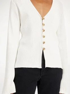 By Malene Birger Knitwear^Cirella Cardigan Soft White