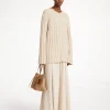 By Malene Birger Knitwear^Cirra Ribbed Sweater Oyster Gray