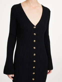 By Malene Birger Knitwear^Colea Wool Dress Black