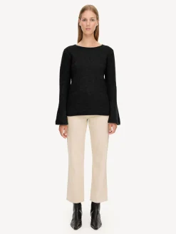 By Malene Birger Knitwear^Cyrema Wool-blend Sweater Black