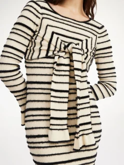 By Malene Birger Knitwear | Dresses^Damira Maxi Dress Black stripe