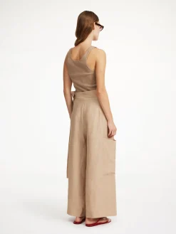 By Malene Birger Trousers^Darlane Wide-leg Trousers Nomad