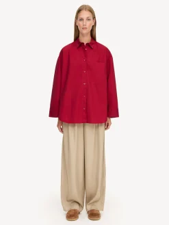 By Malene Birger Shirts & Blouses^Derris Organic Cotton Shirt Jester Red