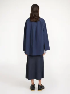 By Malene Birger Shirts & Blouses^Derris Organic Cotton Shirt Navy Blazer