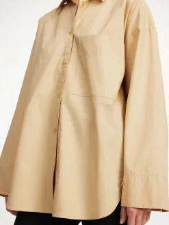 By Malene Birger Shirts & Blouses^Derris Organic Cotton Shirt Dark Sand