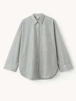 By Malene Birger Shirts & Blouses^Derris Organic Cotton Shirt Navy stripe