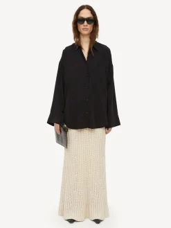 By Malene Birger Shirts & Blouses^Derris Organic Silk Shirt Black