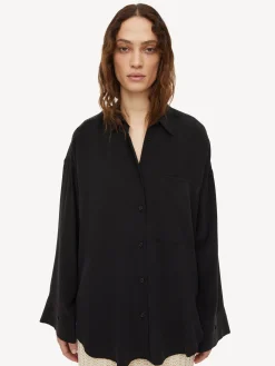 By Malene Birger Shirts & Blouses^Derris Organic Silk Shirt Black