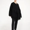 By Malene Birger Knitwear | Coats & Jackets^Dixi Wool Poncho Black