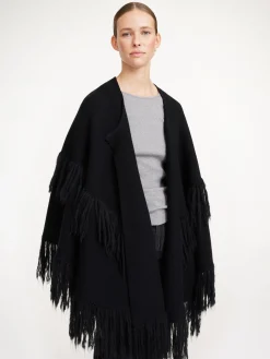 By Malene Birger Knitwear | Coats & Jackets^Dixi Wool Poncho Black