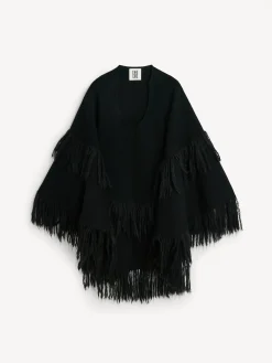 By Malene Birger Knitwear | Coats & Jackets^Dixi Wool Poncho Black
