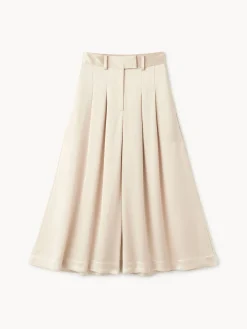 By Malene Birger Trousers^Dorite Wide-leg Trousers Oyster Gray