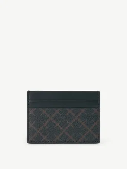 By Malene Birger Wallets & Cardholders^Elia Printed Cardholder Dark Chokolate