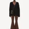 By Malene Birger Trousers^Evyline Cropped Leather Trousers Chestnut