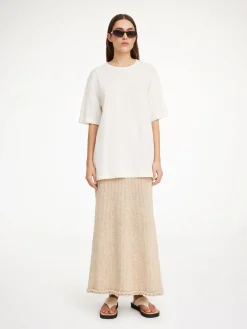 By Malene Birger Tops^Fayeh Organic Cotton T-shirt Soft White