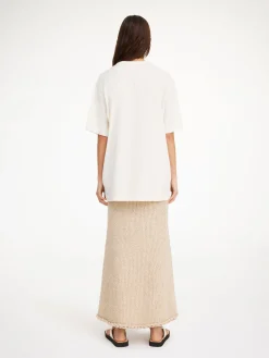 By Malene Birger Tops^Fayeh Organic Cotton T-shirt Soft White