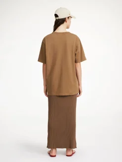 By Malene Birger Tops^Fayeh Organic Cotton T-shirt Shitake