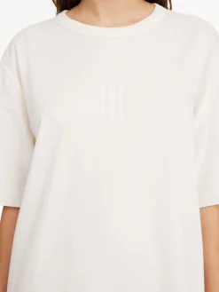 By Malene Birger Tops^Fayeh Organic Cotton T-shirt Soft White