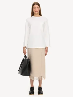 By Malene Birger Tops^Fayeh Oversized Longsleeve Soft White