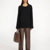 By Malene Birger Tops^Fayeh Oversized Longsleeve Black
