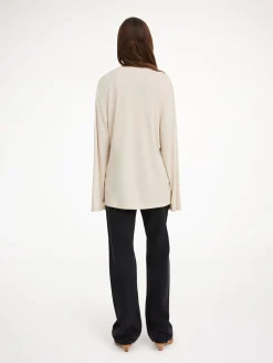 By Malene Birger Tops^Fayeh Oversized Longsleeve Oyster Gray