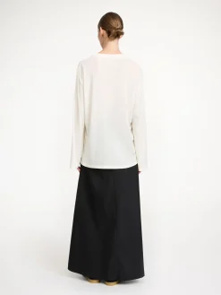 By Malene Birger Tops^Fayeh Oversized Longsleeve Soft White