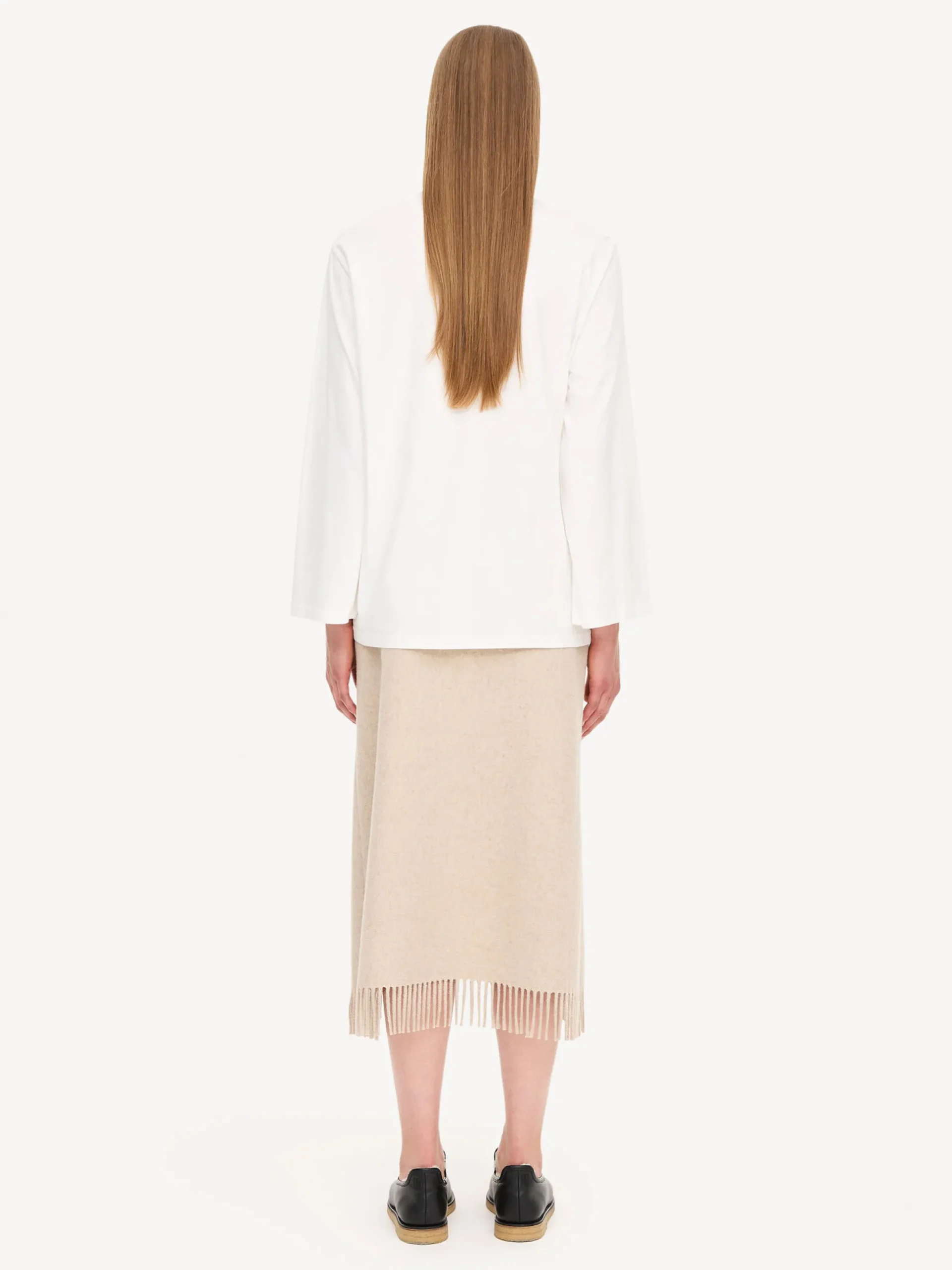 By Malene Birger Tops^Fayeh Oversized Longsleeve Soft White