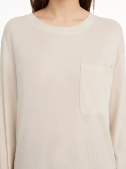 By Malene Birger Tops^Fayeh Oversized Longsleeve Oyster Gray