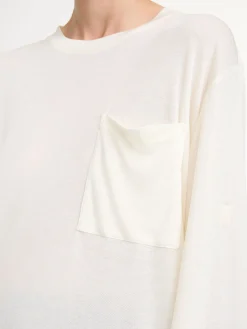 By Malene Birger Tops^Fayeh Oversized Longsleeve Soft White