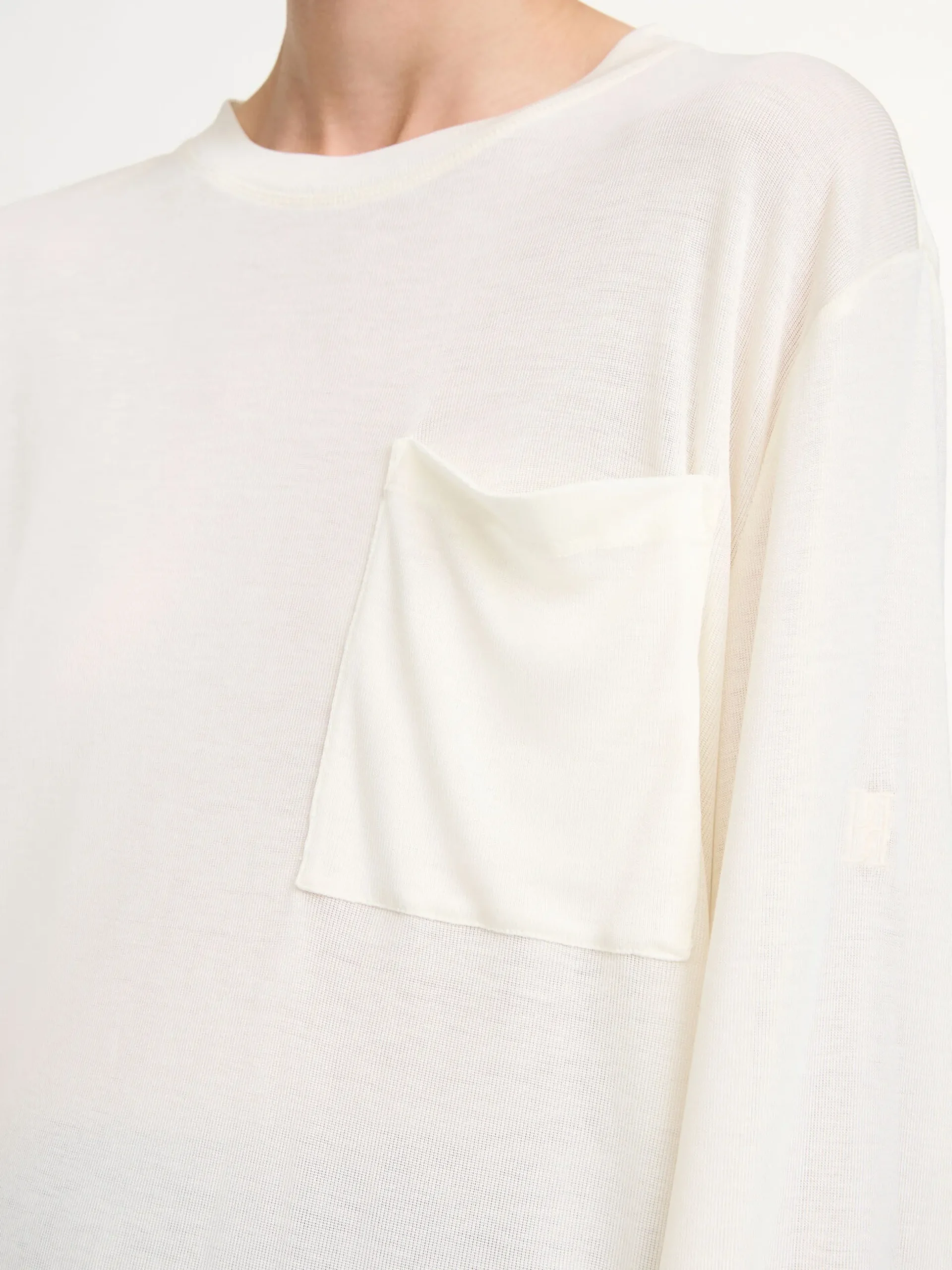 By Malene Birger Tops^Fayeh Oversized Longsleeve Soft White