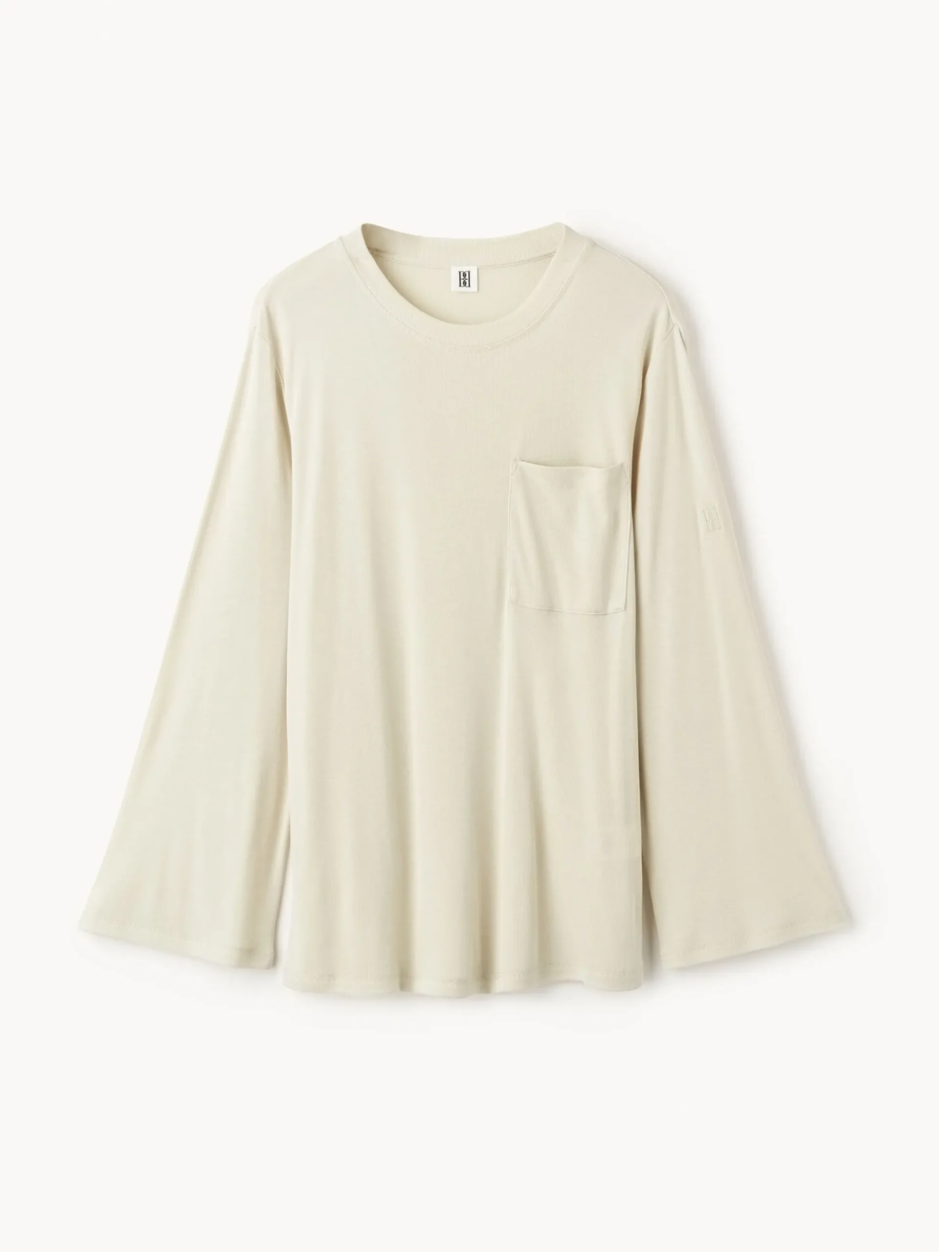 By Malene Birger Tops^Fayeh Oversized Longsleeve Oyster Gray
