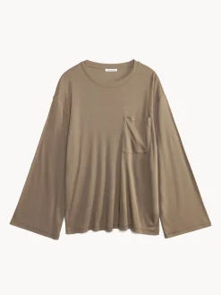 By Malene Birger Tops^Fayeh Oversized Longsleeve Shitake