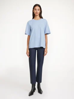 By Malene Birger Trousers^Florentina Leather Trousers Navy Blazer