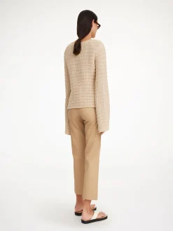 By Malene Birger Trousers^Florentina Leather Trousers Sand Beige