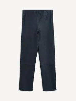 By Malene Birger Trousers^Florentina Leather Trousers Navy Blazer